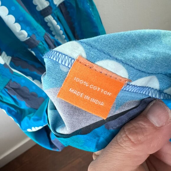 Oliphant Shirt Dress XL Meko Blue 100% cotton - Picture 5 of 7